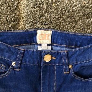 High waisted skinny jeans